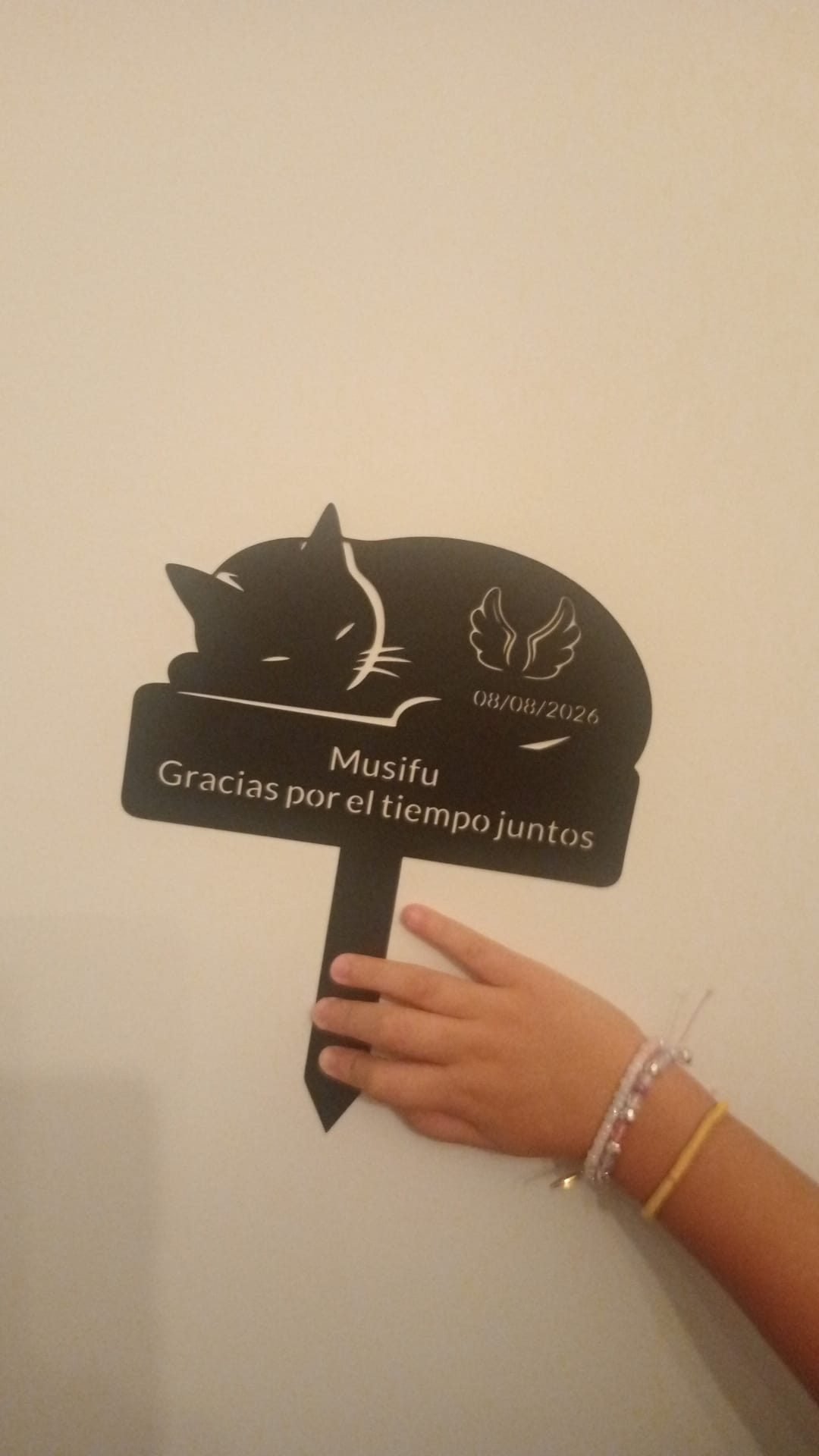 Placa conmemorativa personalizada